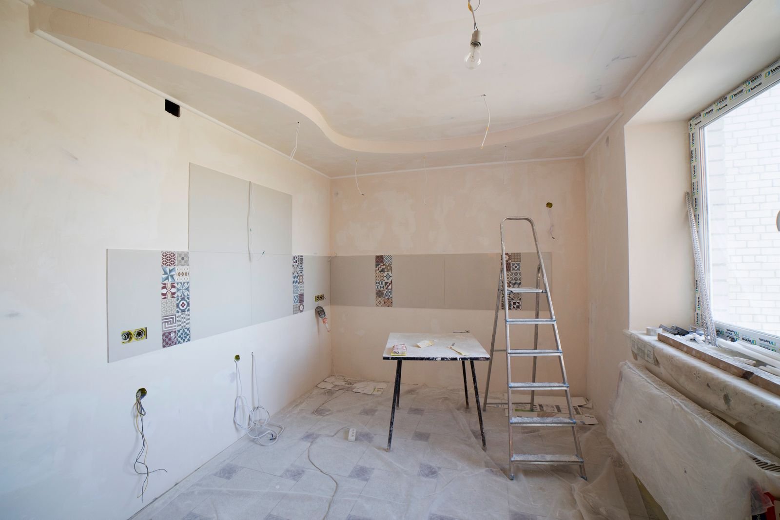 Cocina de una vivienda en reforma